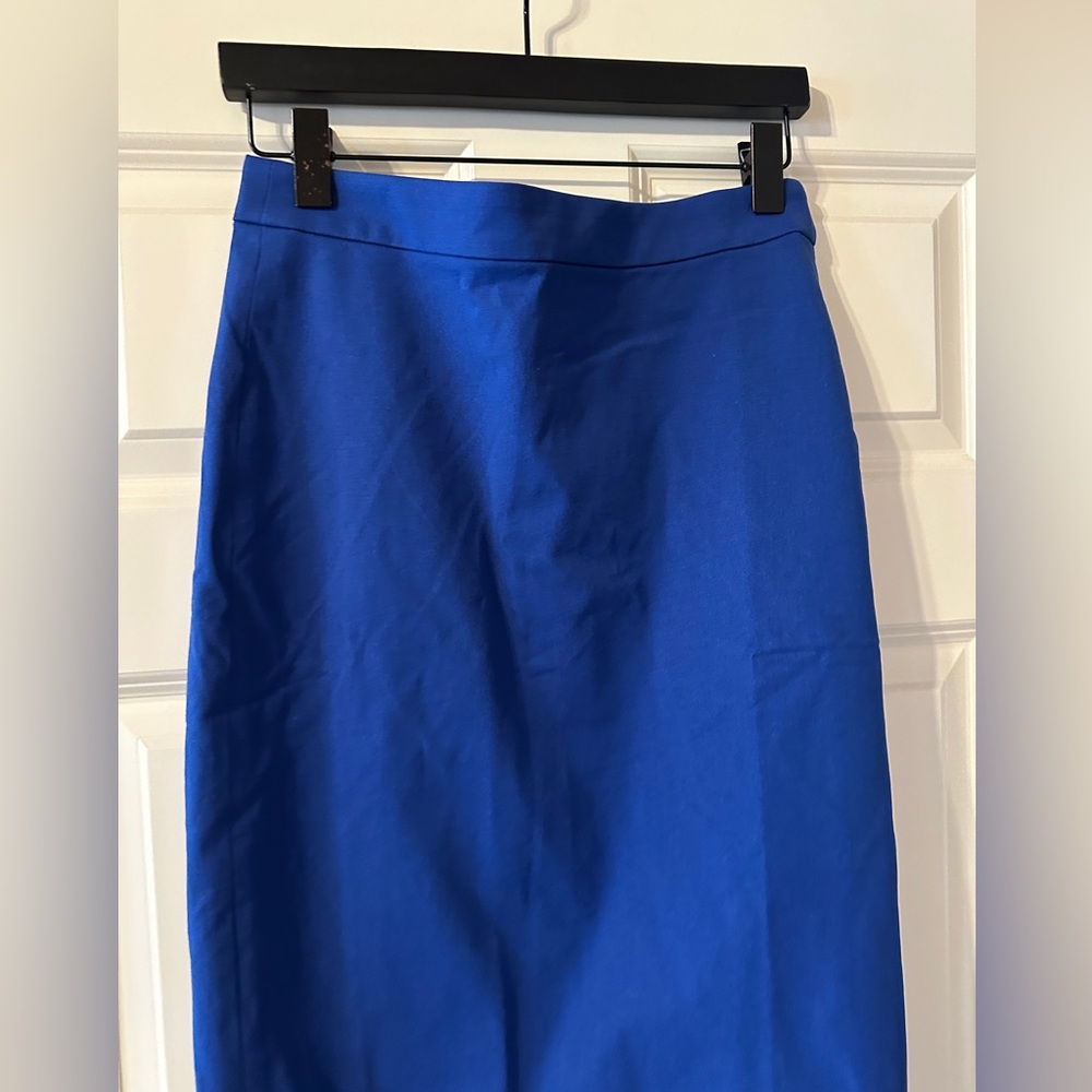 No. 3 Pencil skirt in bi-stretch cotton blend - Picture 6 of 8